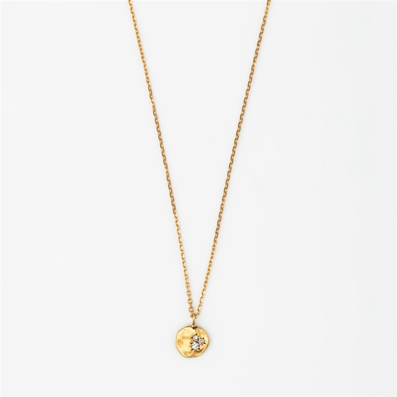 PREEK＞YU-KIN DIAMOND COIN NECKLACE(GOLD): 雑貨・ファッション 