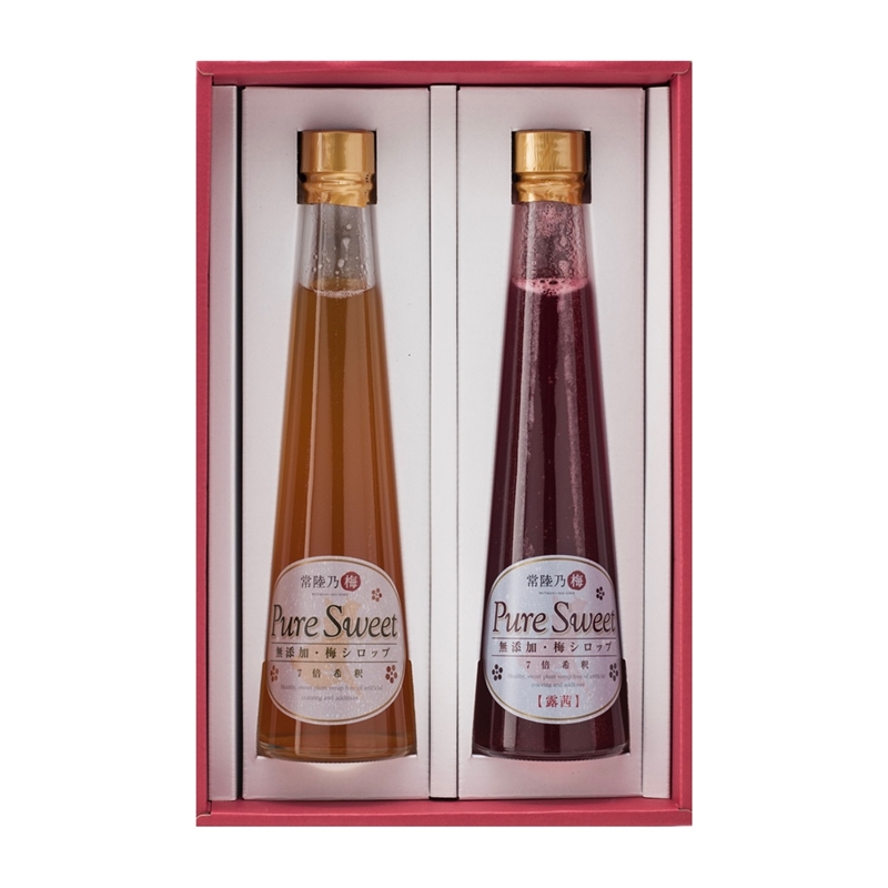 シロップ 吉田屋＞常陸乃梅シロップ「Pure Sweet」詰合せ: 食品・飲料｜京成