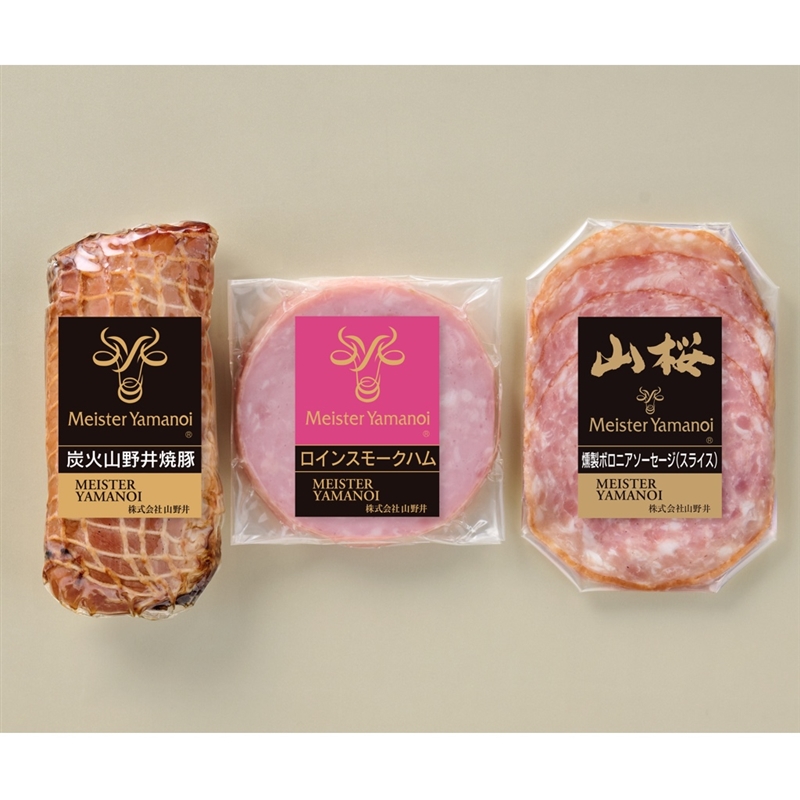 マイスター山野井＞炭火山野井焼豚とハムセット: 食品・飲料｜京成