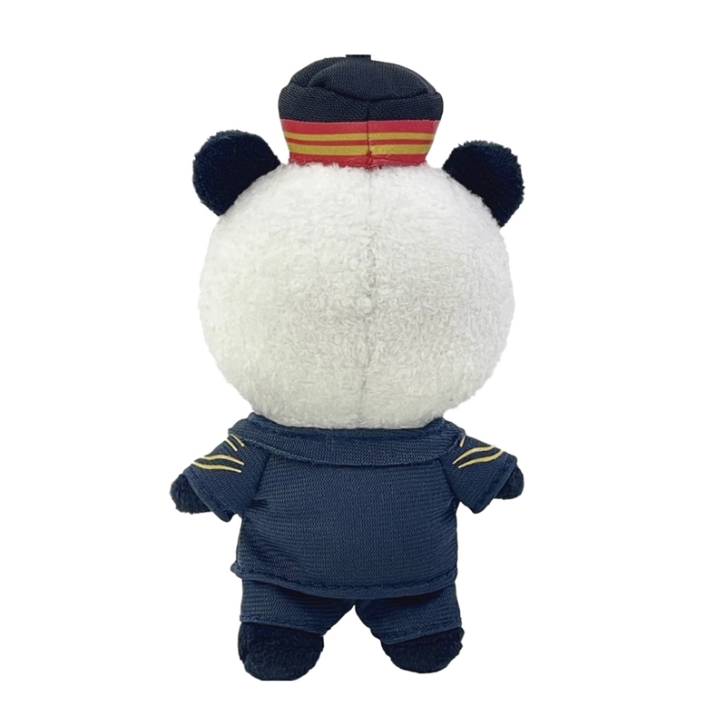 ＜京成パンダ＞京成パンダ駅長制服マスコットキーホルダー