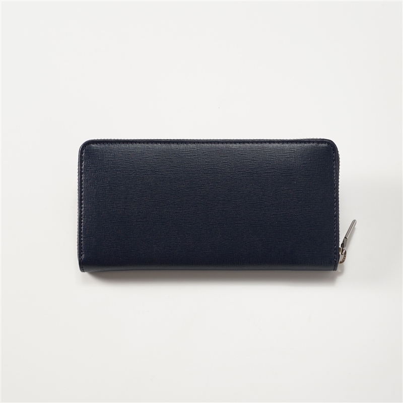 ＜POLO RALPH LAUREN＞ラウンド長財布 ネイビー