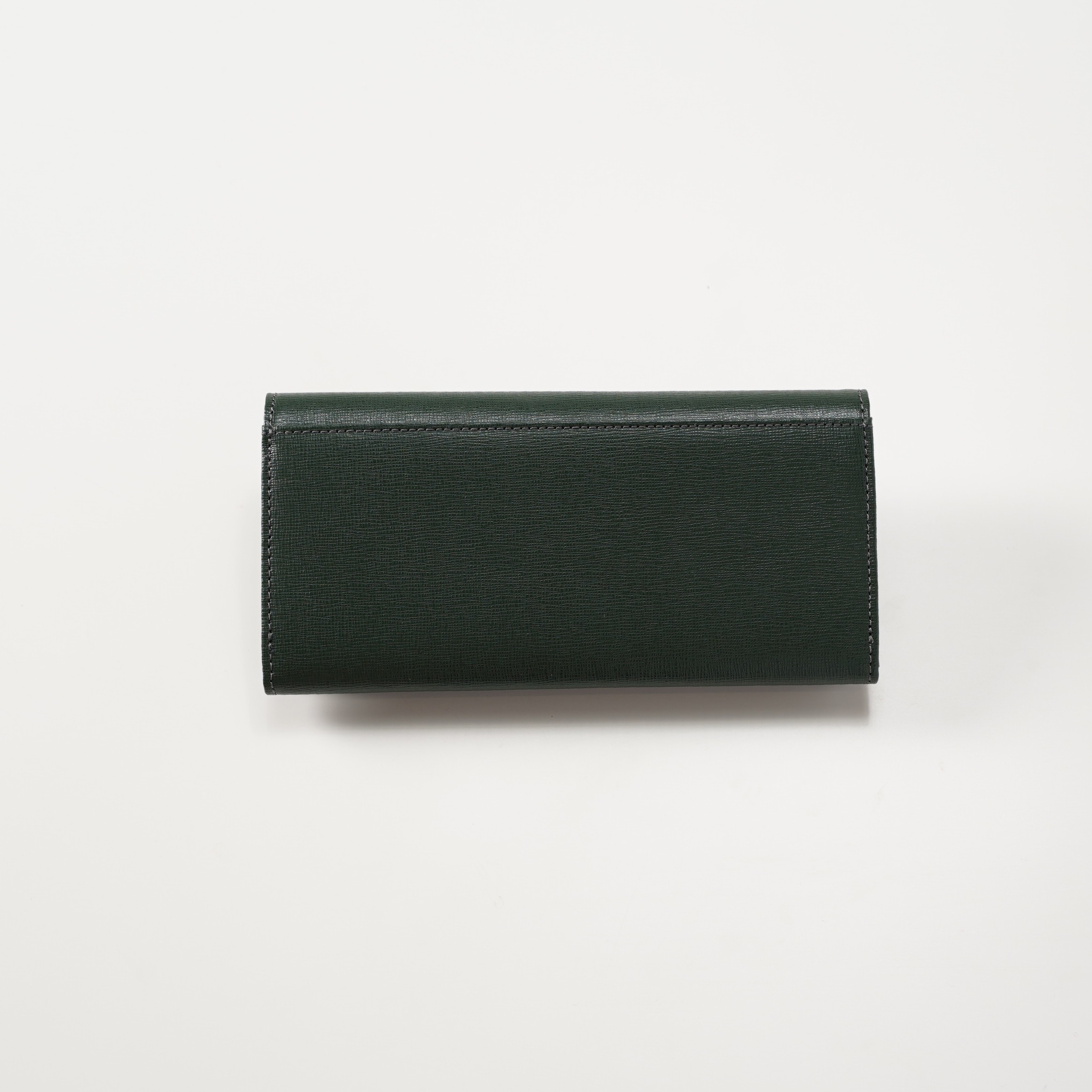 ＜POLO RALPH LAUREN＞かぶせ式長財布 グリーン