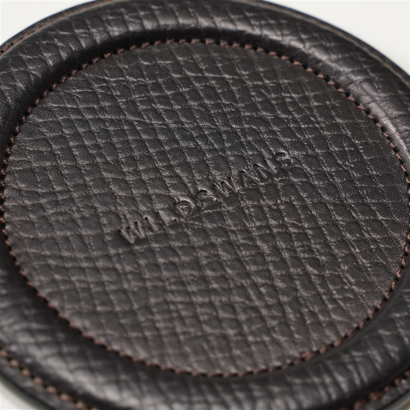 ＜WILDSWANS＞レザーコースター　Ｓ ブラック S