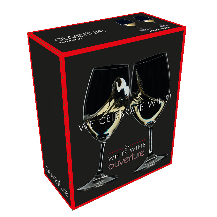 ＜リーデル＞<オヴァチュア> ホワイトワイン(2個入) クリア