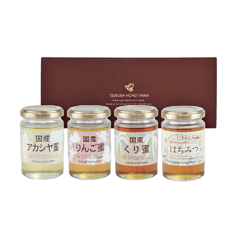 ＜つくばの山田はちみつ＞国産はちみつ食べ比べギフト