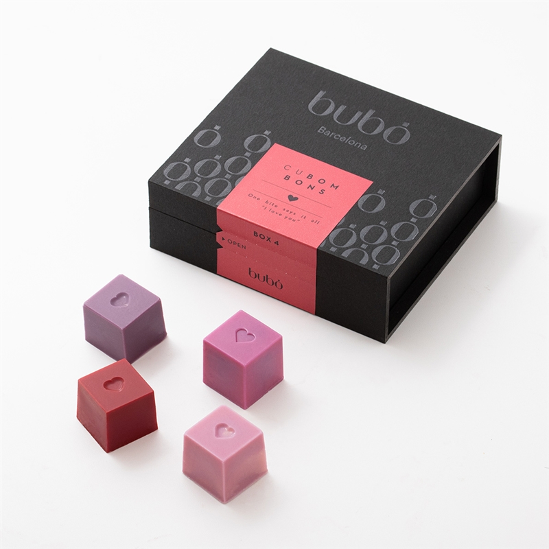 ＜ブボ・バルセロナ＞キューブボンボン ラブ（4種）