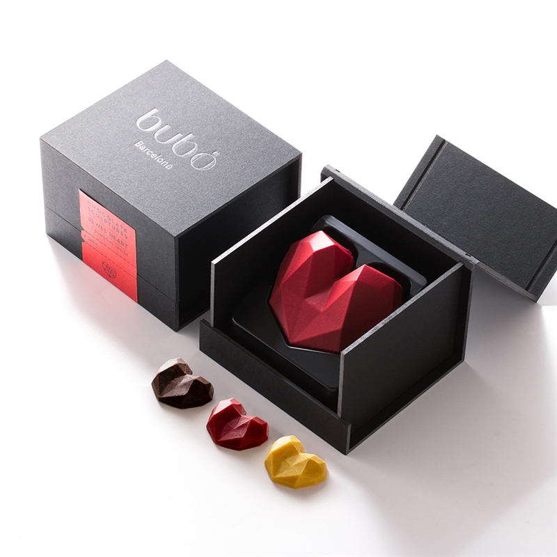 ＜ブボ・バルセロナ＞チョコスカルプチャー ジュエル ハート