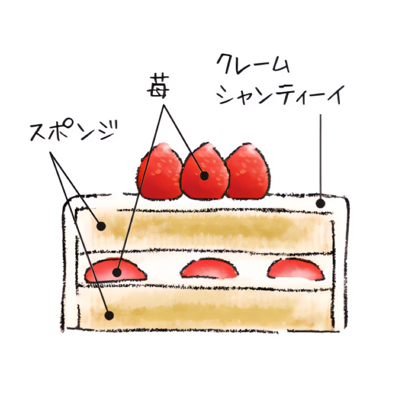 ２０＜ブールミッシュ＞クリスマス 苺ショートケーキ４号 12月25日(木)お渡し