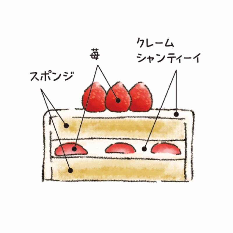 19＜ブールミッシュ＞クリスマス　苺ショートケーキ４号 12月25日(金)お渡し
