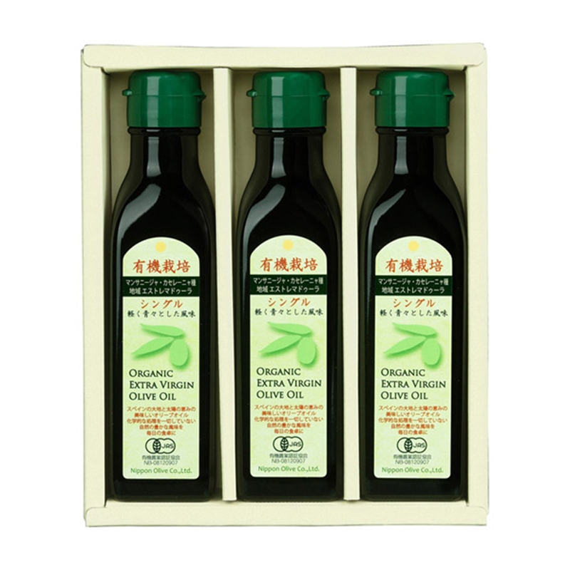＜日本オリーブ＞有機栽培エキストラバージンオリーブオイル