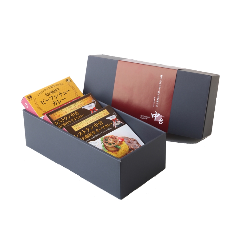 ＜レストラン中台＞飯村牛カレー３種セット