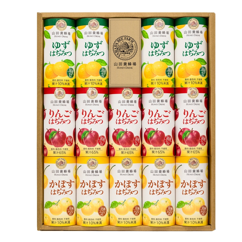 ＜山田養蜂場＞ハニードリンク3種詰合せ