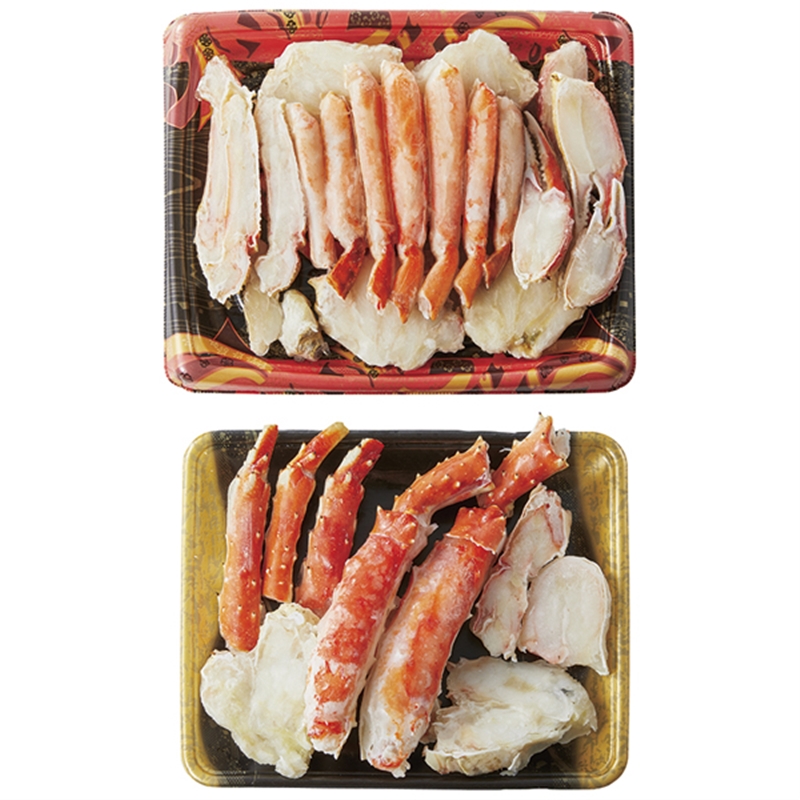 ＜ANA’s FRESH SELECTION　優～やさしさコース～＞たらばがに・ずわいがにハーフ食べ比べ