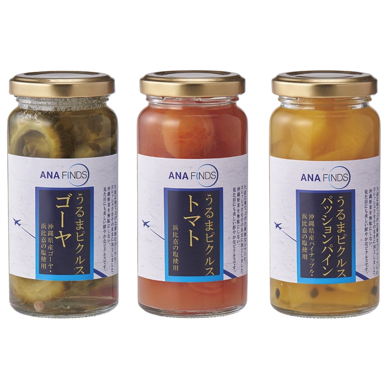 ＜ANA’s FRESH SELECTION　彩～いろどりコース～＞ANA FINDS 沖縄うるま ピクルス3本セット