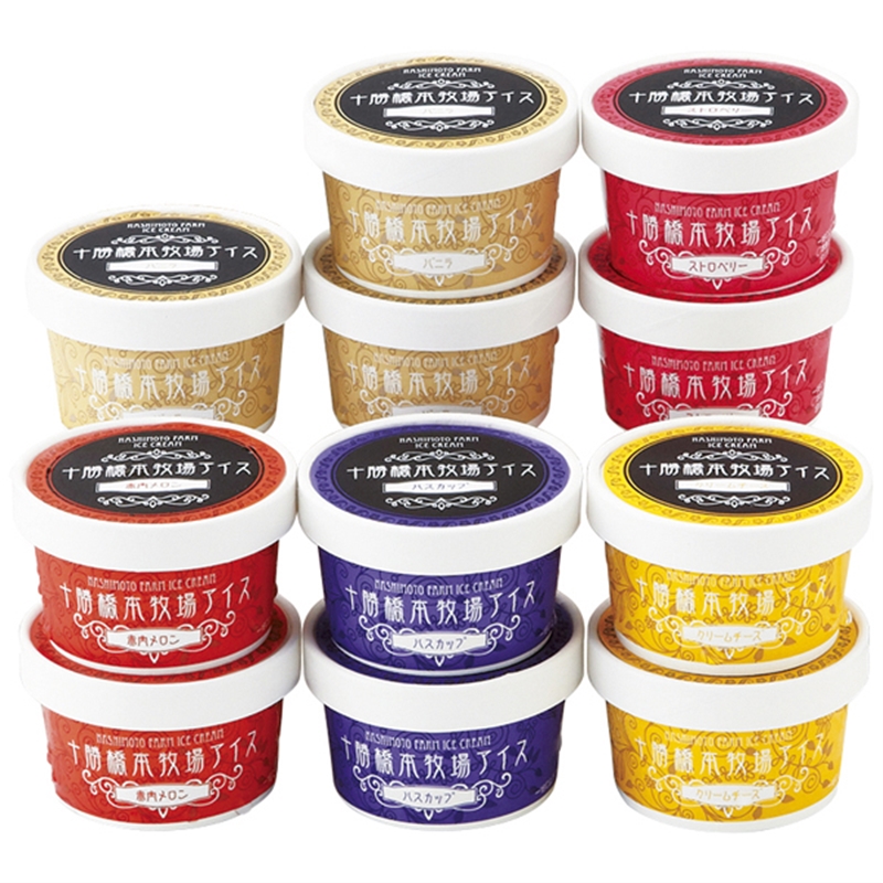 ＜ANA’s FRESH SELECTION　彩～いろどりコース～＞＜十勝橋本牧場＞アイス 11個