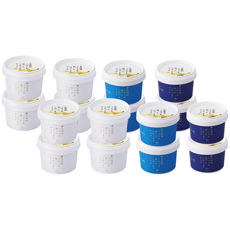 ＜ANA’s FRESH SELECTION　趣～おもむきコース～＞北海道ミルクを使ったとびっきりアイス～バナナセレクション～16個