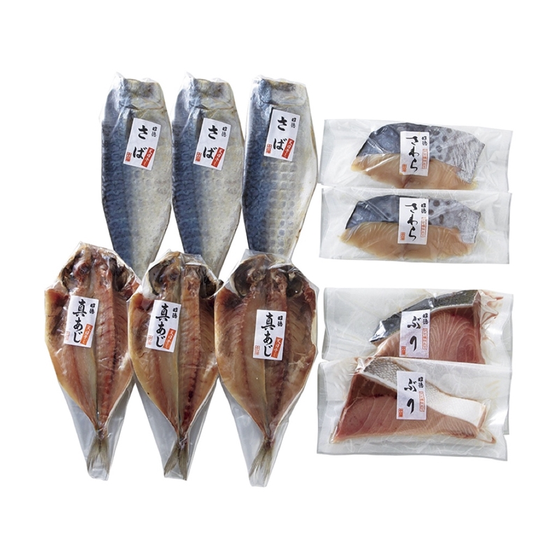 ＜ANA’s FRESH SELECTION　趣～おもむきコース～＞＜昭徳＞天日干し干物とひと塩切身