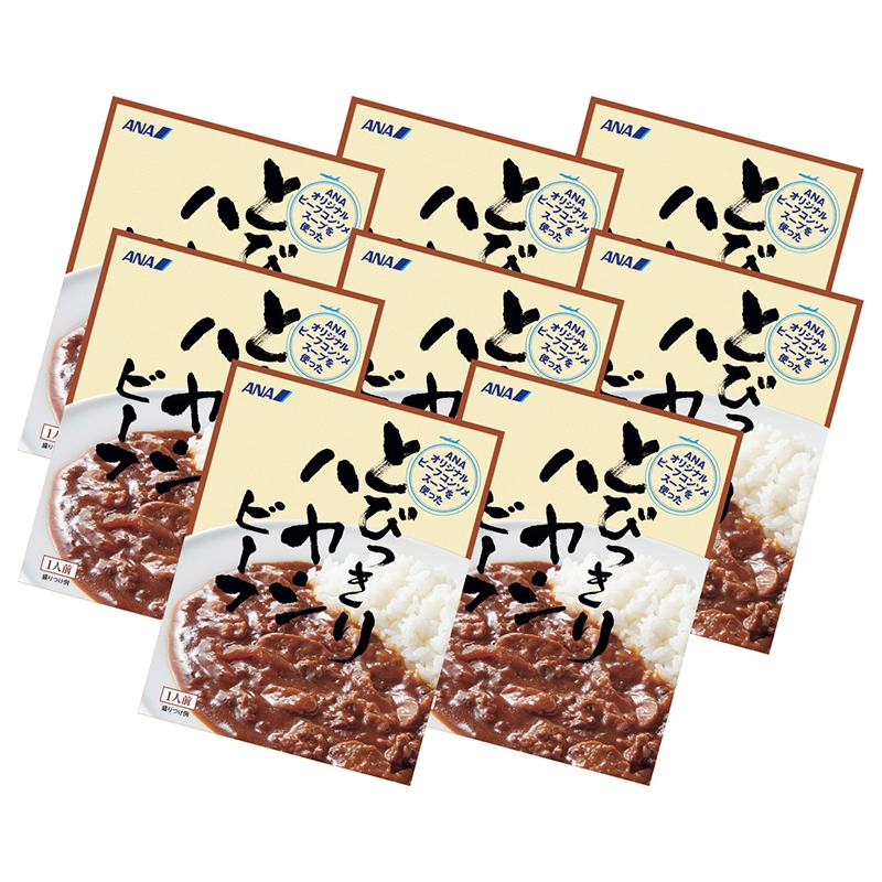 ＜ANA’s FRESH SELECTION　彩～いろどりコース～＞ANAオリジナル とびっきりハヤシビーフ 180g×8個