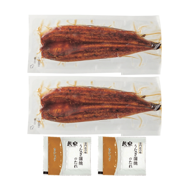＜鰻楽＞うなぎ蒲焼２尾セット