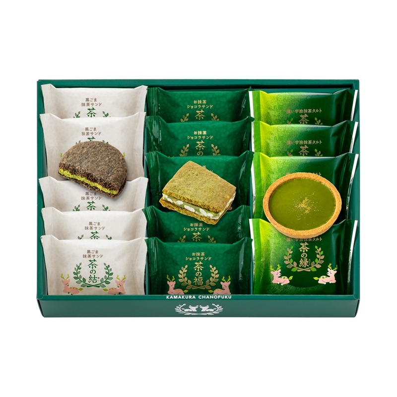 ＜KAMAKURA 茶の福＞茶菓詰合せ17個入