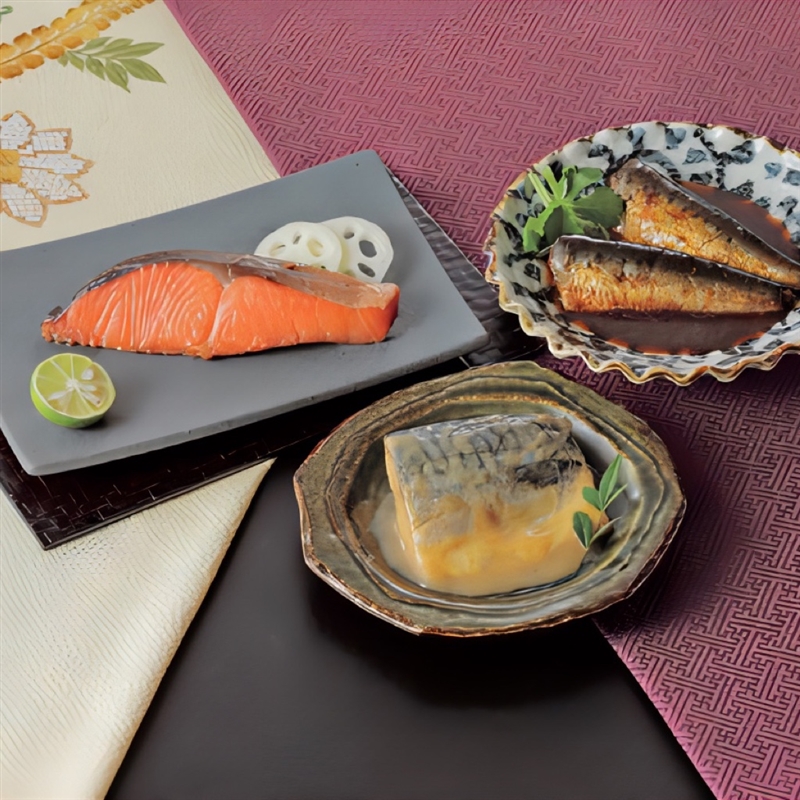 ＜なだ万＞レンジで簡単！料亭の魚惣菜詰合せ