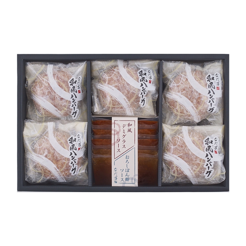 ＜なだ万＞レンジで簡単！和風ハンバーグ