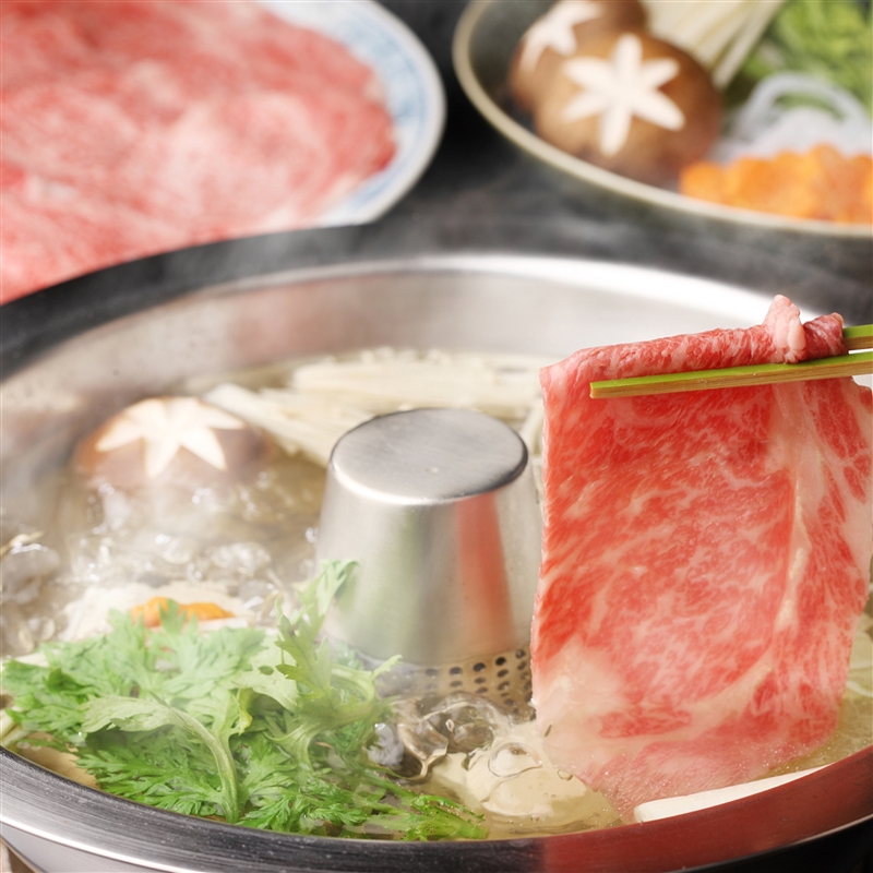 ＜浅草今半＞黒毛和牛しゃぶしゃぶ用セット