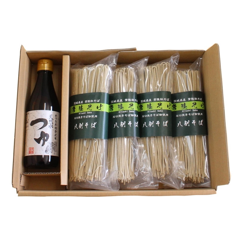 ＜イワセアグリセンター＞常陸秋そば八割乾麺セット