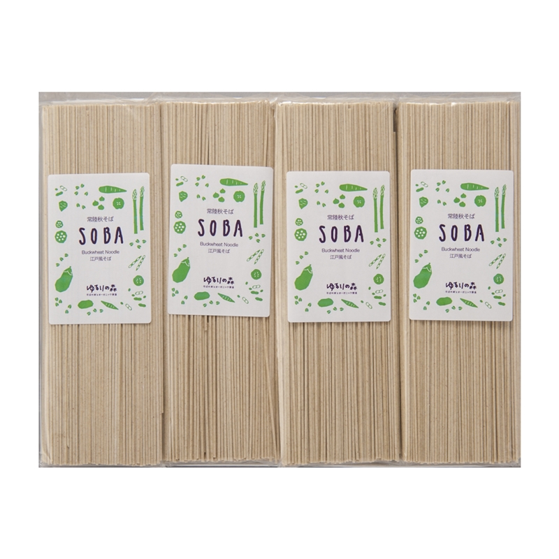 ＜森ファーム＞森ファームの常陸秋そば　乾麺セット