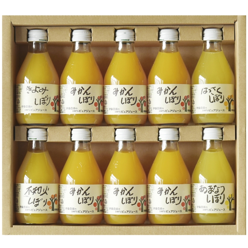 ＜伊藤農園＞100%ピュアジュース10本ギフトセット