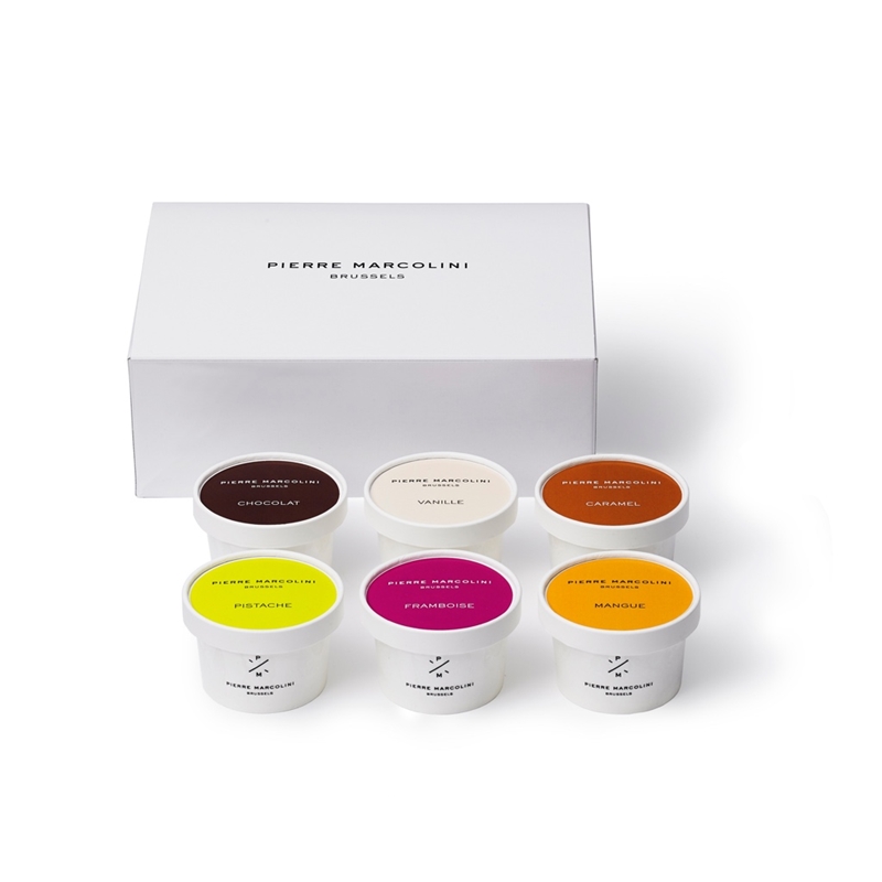 ＜ピエール マルコリーニ＞グラス ＆ ソルベ  6個入り