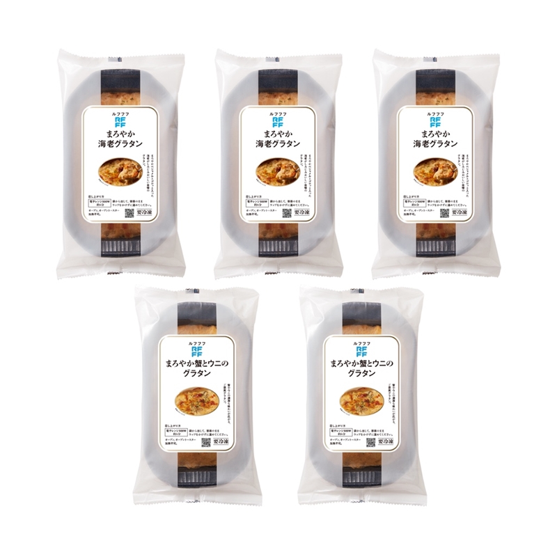 ＜RFFF(ルフフフ)＞海老グラタン＆蟹とウニのグラタンセット