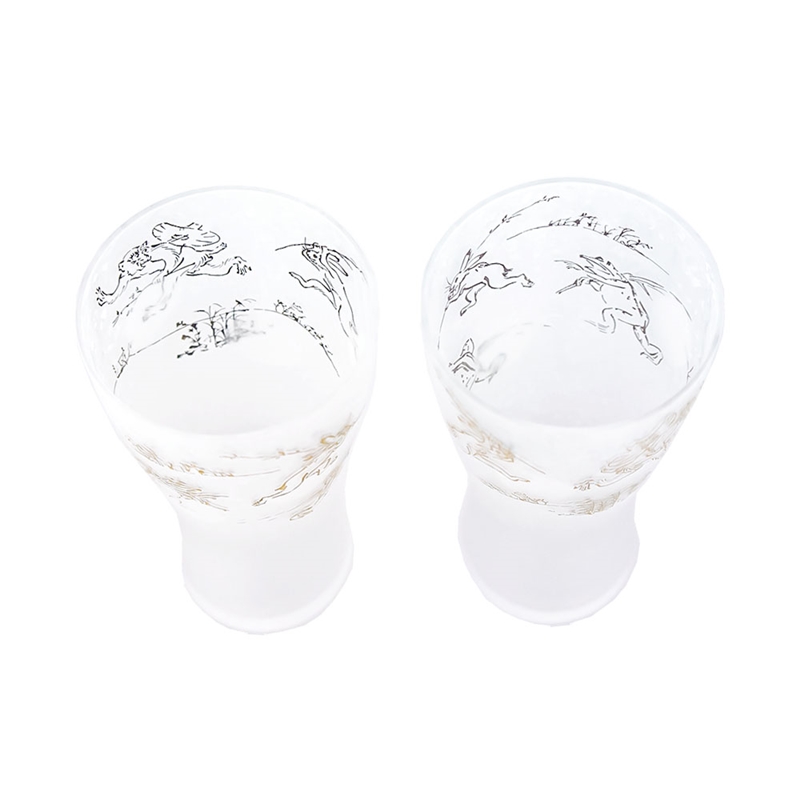 ＜私の部屋＞鳥獣戯画ビアグラス