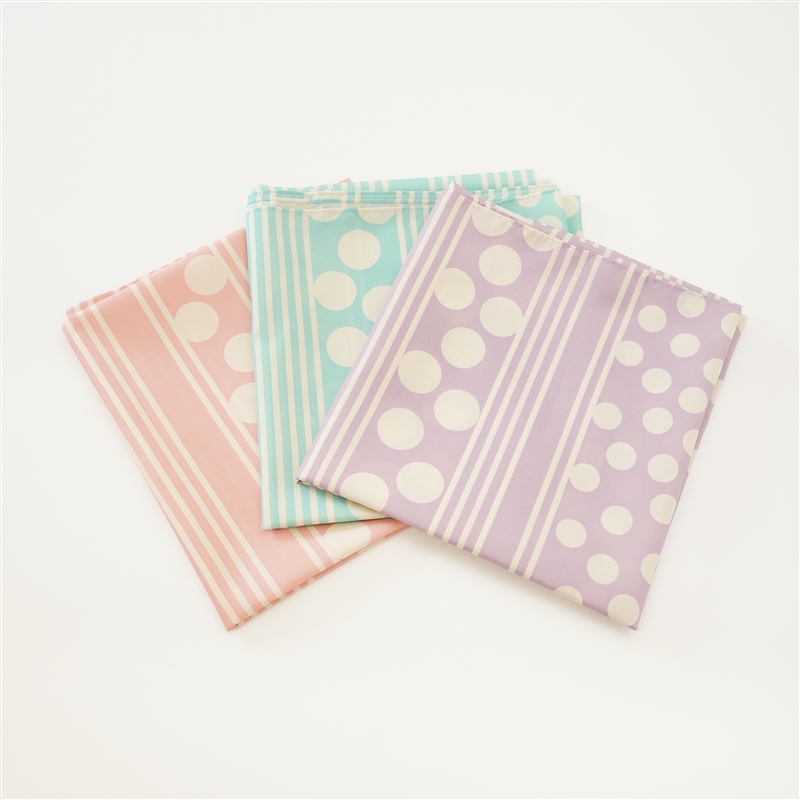 ＜日本のかたち＞コンパクト撥水ふろしき　ドロップ パープル