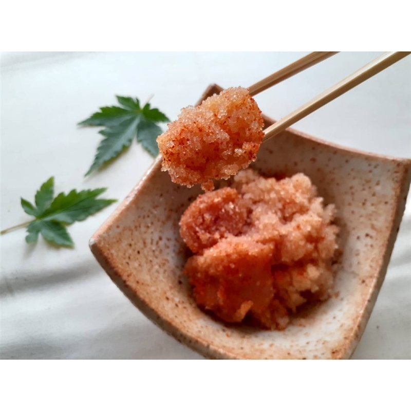 福岡県＜博多あき津゛＞天然だし明太子「切バラ子」（中辛）