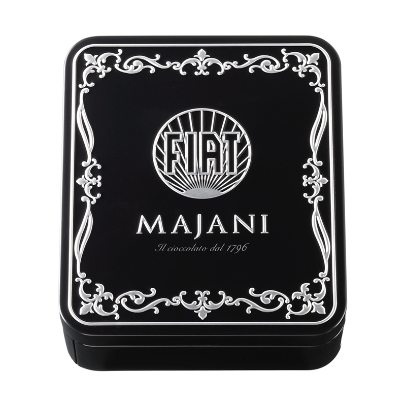 ＜Ｍａｊａｎｉ（マイアーニ）＞Majani チョコレートFiat ミニカーセット ネラ ネラ
