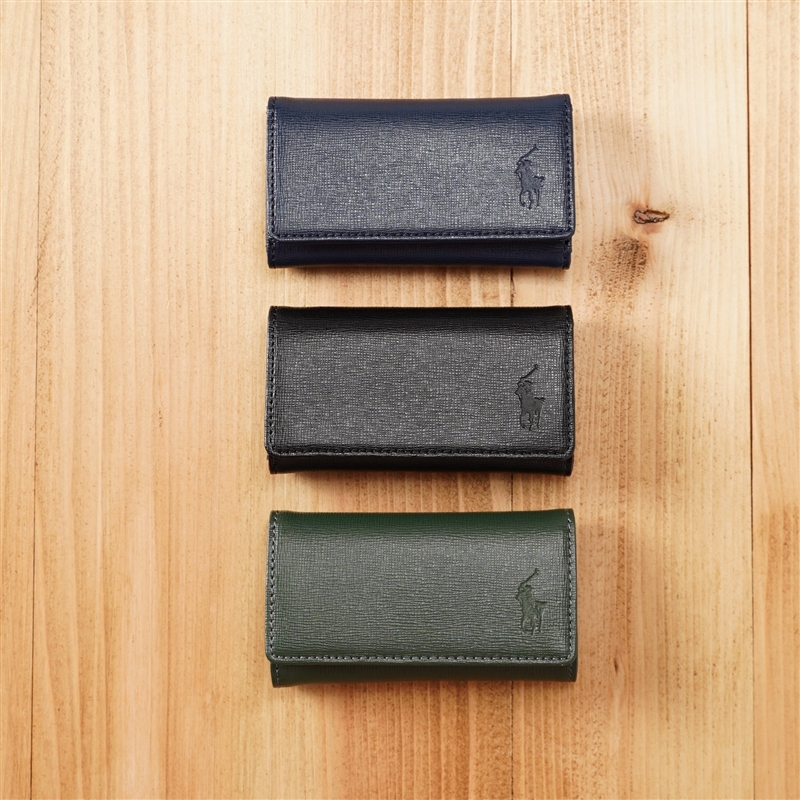 ＜POLO RALPH LAUREN＞キーケース ネイビー