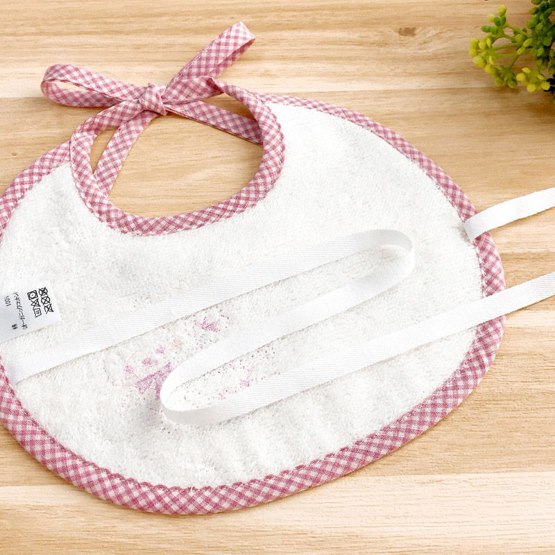 ＜赤ちゃんの城＞パッケージボックスギフト【ベルナチュール】オーガニックスタイ ピンク