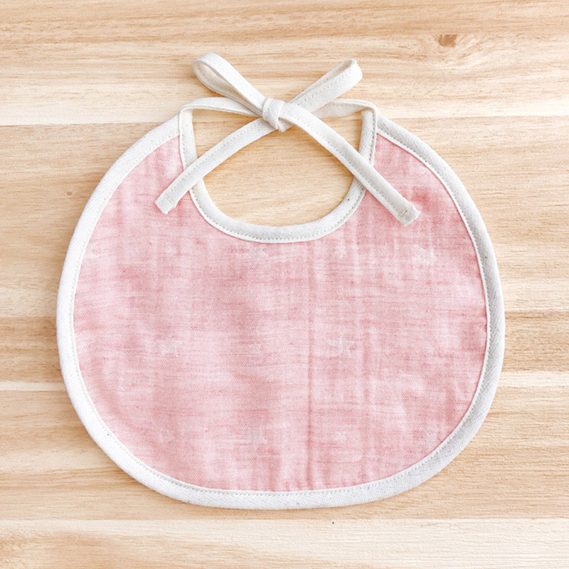 ＜赤ちゃんの城＞パッケージボックスギフト【ベルナチュール】オーガニックエプロン ピンク