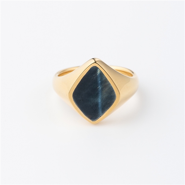 ＜PREEK＞HOWRAW DIASHAPE STONE RING GLD