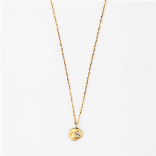 ＜PREEK＞YU-KIN DIAMOND COIN NECKLACE