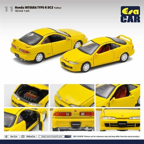 ＜Era Car＞Honda INTEGRA TYPE-R DC2 Yellow