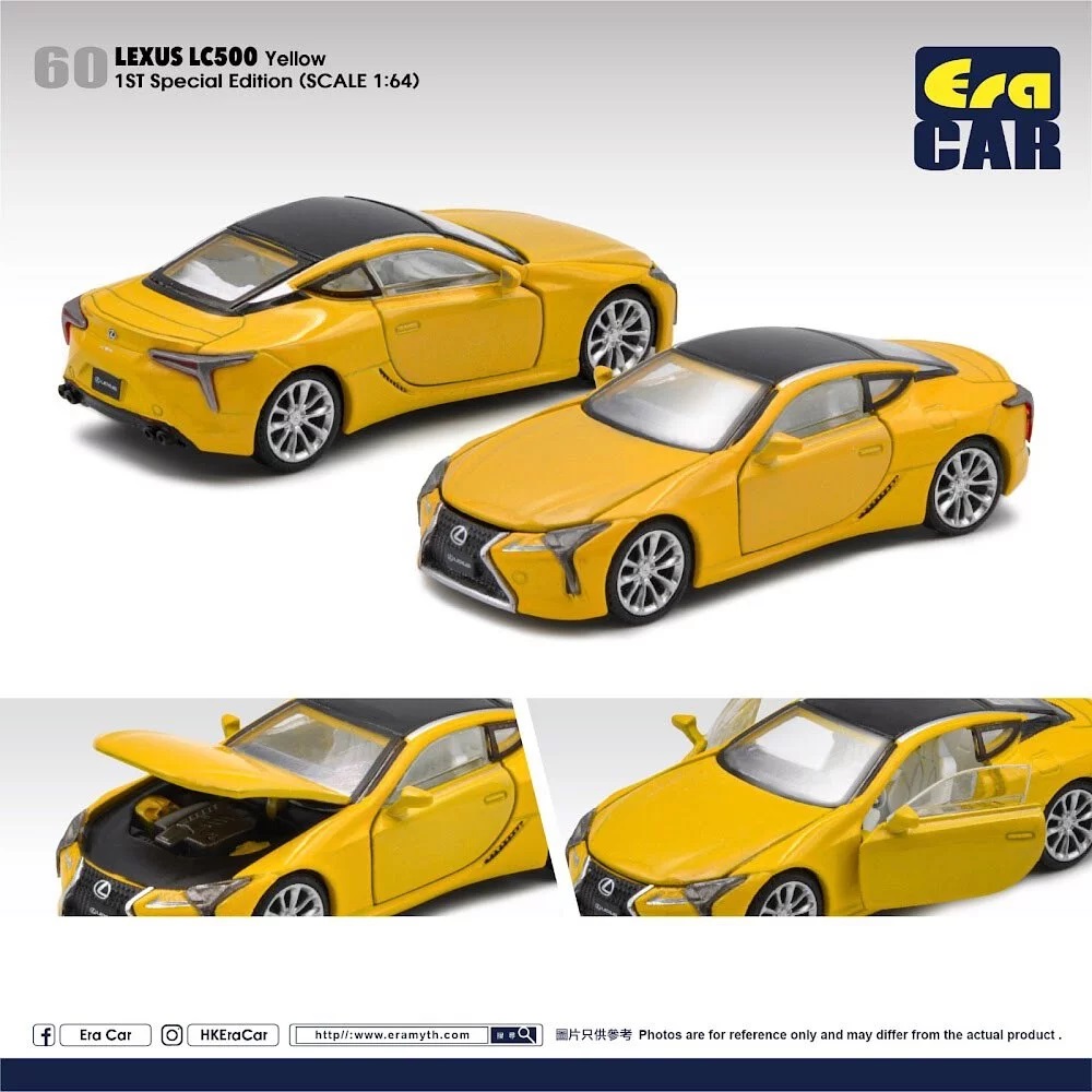 ＜Era Car＞LEXUS LC500 Yellow 1ST Special Edition