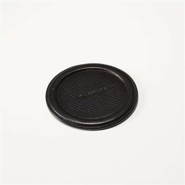 ＜WILDSWANS＞レザーコースター　M ブラック M