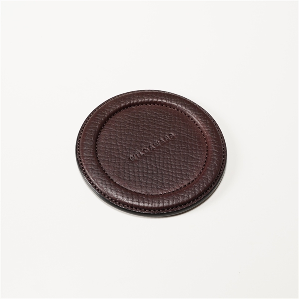 ＜WILDSWANS＞レザーコースター　Ｓ ダークブラウン S