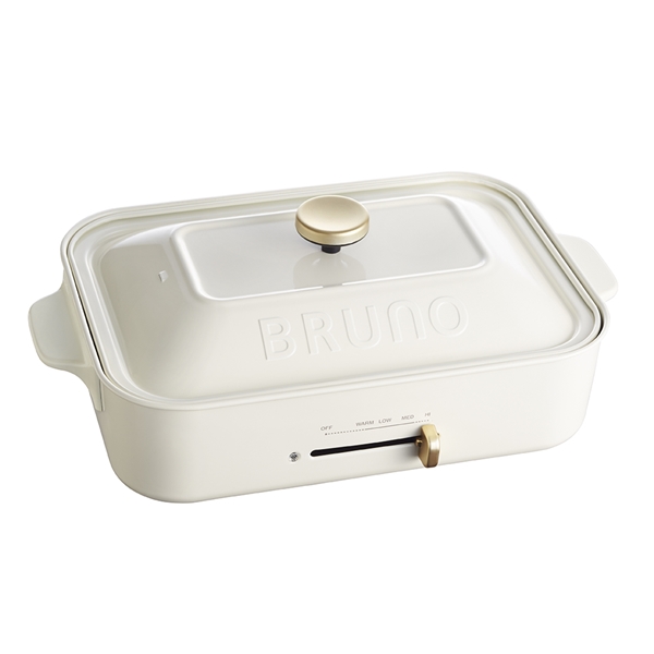 ＜BRUNO＞コンパクトホットプレート ホワイト