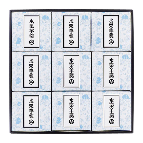 ＜小布施堂＞水栗羊羹　９個入