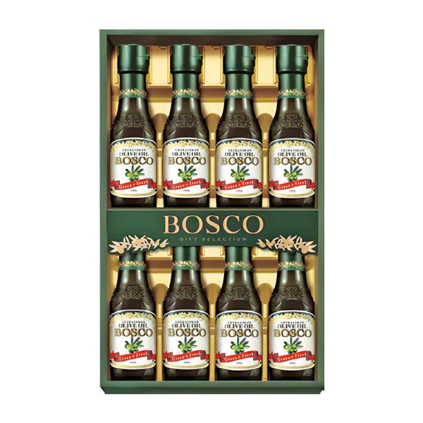★（配送）【特別価格】＜日清＞早摘みグリーンオリーブが贅沢なボスコセット 配送