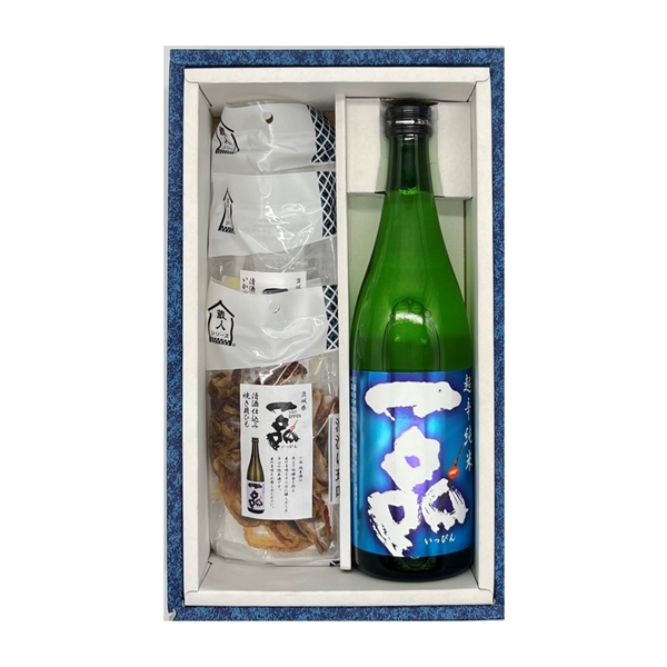 ＜吉久保酒造＞一品　酒と珍味セット