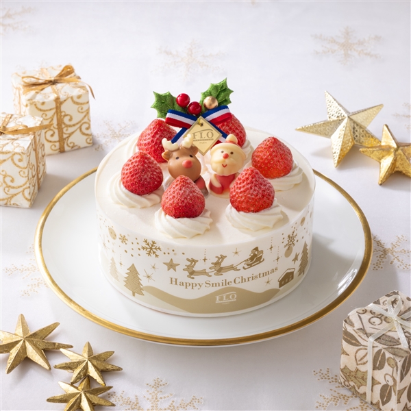２６＜ＦＬＯ＞X’mas苺のショートケーキ 12月24日お渡し